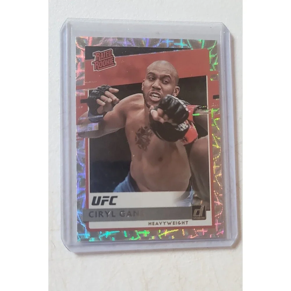 2021 Panini Chronicles UFC - Donruss Rated Rookies Ciryl Gane #28 Asia (RC)